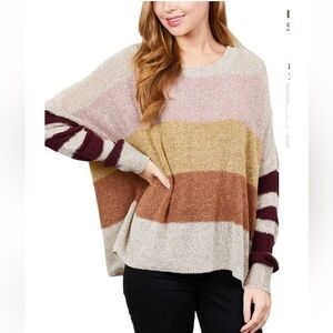 Women’s oversized striped sweater